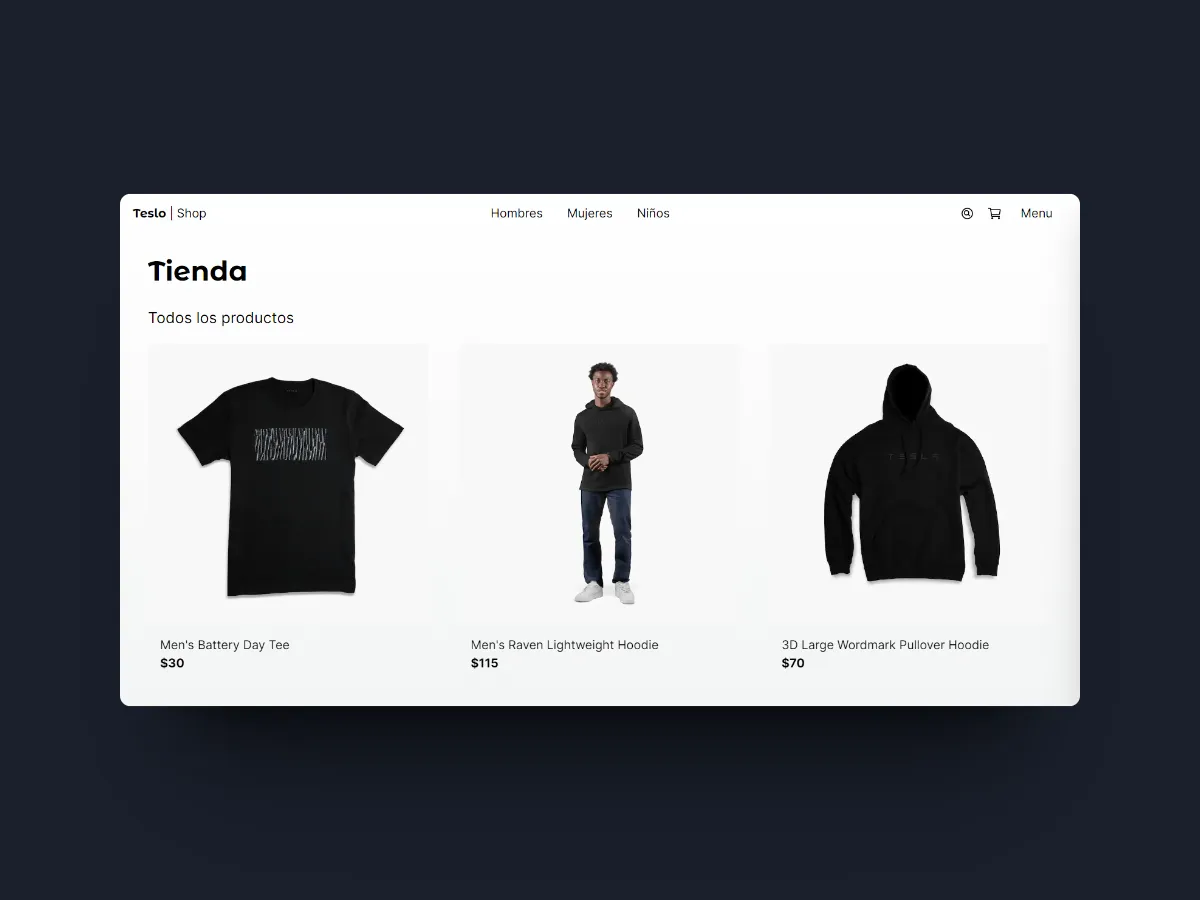 TesloShop - Ecommerce